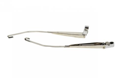 Jeep TJ Windshield Wiper Arms Pair 97-06 Wrangler TJ Polished Silver Kentrol