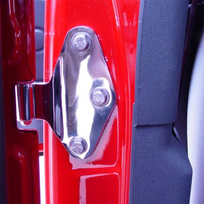 Jeep JK Body Door Hinge Set 8 Pieces 4 Door 07-18 Wrangler JK Polished Silver Kentrol