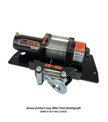 Yamaha Winch Mount Black Powdercoated Steel 16-17 Wolverine Mile Marker