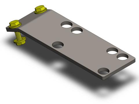 Jeep Wrangler Rubicon Compressor Skid Plate Mount Clayton Off Road