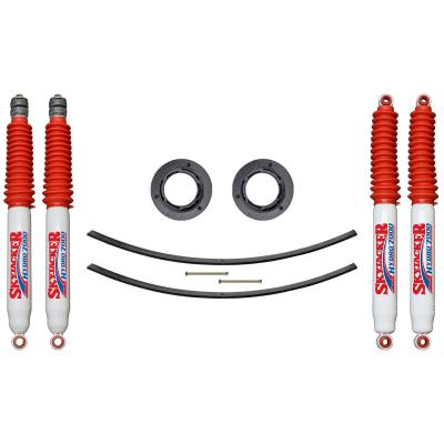 Suspension Lift Kit w/Shock 2.5 Inch Lift Incl. Front Spacer Kit Heavy Duty Add-A-Leaf Skyjacker