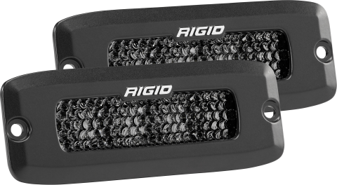 Spot Diffused Midnight Flush Mount Pair SR-Q Pro RIGID Industries