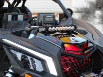 Can-Am X3 Shock Mount Kit w/10 Inch S8 Light Bar Clear Baja Designs