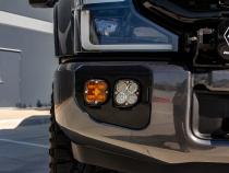 Ford Super Duty (20-22) Fog Lights Dual FPK Baja Amber SAE/Sport DC Baja Designs