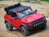 Bronco Roof Light Bar Kit 21-Up Ford Bronco 8 XL Linkable w/Upfitter Baja Designs