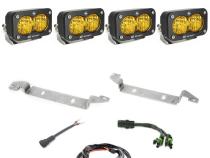 S2 Sport Fog Pocket Kit - 23-Present Toyota Sequoia (Wide Cornering: Baja Amber) Baja Designs