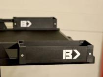 Bedslide Black BedBin Mini Kix 7 Inch X 18 Inch 2 pc Bin Kit
