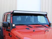 Jeep JK 52 Inch Light Bar Bracket 07-18 Wrangler JK Fishbone Offroad