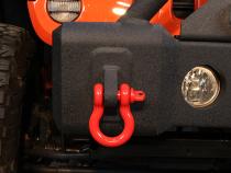 D Ring 3/4 Inch Red 2 Piece Set Fishbone Offroad
