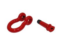 D Ring 3/4 Inch Red 2 Piece Set Fishbone Offroad