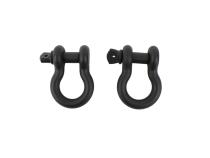 D Ring 3/4 Inch Gloss Black 2 Piece Set Fishbone Offroad