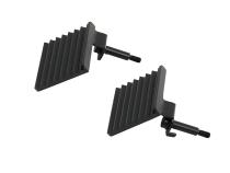 Jeep JK Foot Peg 07-18 Wrangler JK Set Black Fishbone Offroad