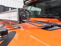 Jeep JK Hood Light Mount Brackets 07-18 Wrangler JK Fishbone Offroad