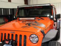 Jeep JK Hood Light Mount Brackets 07-18 Wrangler JK Fishbone Offroad