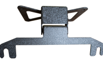 Jeep JL Hawse Fairlead License Plate Mount For 18-Pres Wrangler JL Black Aluminum Fishbone Offroad