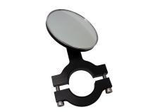 Tube Door Mirror Billet Aluminum Black Powdercoat Fishbone Offroad