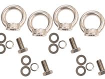 Jeep Storage/Bed Rack Tie Down Kit Stainless Steel Fishbone