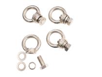 Jeep Storage/Bed Rack Tie Down Kit Stainless Steel Fishbone
