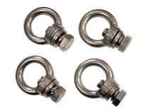 Jeep Storage/Bed Rack Tie Down Kit Stainless Steel Fishbone