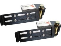 Jeep Foot Peg Set For 07-Up Wrangler/Gladiator Steel Black Fishbone
