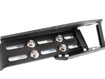 Jeep Foot Peg Set For 07-Up Wrangler/Gladiator Steel Black Fishbone