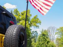 Spare Tire Flag Mount Fishbone Offroad