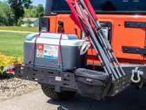 2 Inch Hitch Cargo Basket Fishbone Offroad