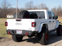 Bed Mounted Spare Tire Mount Fishbone Offroad