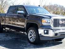 07-18 Silverado 1500/2500/3500 Crew Cab 5 Inch Oval Side Steps Fishbone Offroad