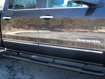 07-18 Silverado 1500/2500/3500 Crew Cab 5 Inch Oval Side Steps Fishbone Offroad