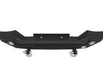 Jeep TJ/YJ Front Bumper W/LED's 87-06 Wrangler TJ/YJ Steel Black Textured Powercoat Fishbone Offroad