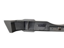 Jeep JK Rear Bumper W/LED's 07-18 Wrangler JK Rubicon and Unlimited Steel Black Textured Powdercoat Fishbone Offroad
