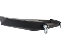 Cherokee XJ Front Winch Bumper W/O Grille Guard Bullhead Steel Black Textured Powdercoat Fishbone Offroad