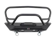Jeep JK Front Winch Bumper W/Grille Guard 07-18 Wrangler JK Manowar Series Fishbone Offroad