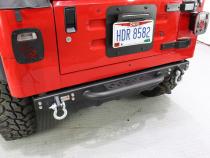 Jeep TJ Rear Bumper W/Step 97-06 Wrangler TJ Piranha Series Fishbone Offroad