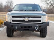 07-13 Chevy 1500 Front Winch Bumper Fishbone Offroad