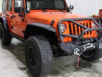 Jeep JK Tube Fenders 07-18 Wrangler JK Front/Rear Set Of 4 Steel Black Textured Powdercoat Fishbone Offroad