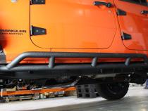 Jeep JK Rock Sliders 2 Door 07-18 Wrangler JK Unlimited Steel Black Textured Powdercoat Fishbone Offroad