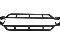 Jeep JK Rock Sliders 2 Door 07-18 Wrangler JK Unlimited Steel Black Textured Powdercoat Fishbone Offroad