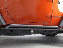 Jeep JK Rock Slider 07-18 Wrangler JK 2 Door Rubicon Steel Black Textured Powdercoat Fishbone Offroad