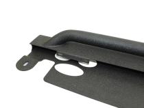 Jeep JK Rock Slider 07-18 Wrangler JK 2 Door Rubicon Steel Black Textured Powdercoat Fishbone Offroad