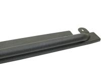 Jeep JK Rock Slider 07-18 Wrangler JK 2 Door Rubicon Steel Black Textured Powdercoat Fishbone Offroad