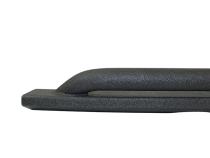 Jeep JK Rock Slider 07-18 Wrangler JK 4 Door Rubicon Steel Black Textured Powdercoat Fishbone Offroad