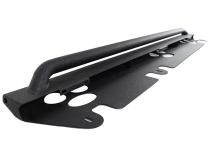 Jeep JK Rock Slider 07-18 Wrangler JK 4 Door Rubicon Steel Black Textured Powdercoat Fishbone Offroad