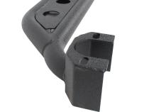 Jeep Wrangler Side Steps 07-18 Wrangler JK 2 Door Steel Black Textured Powdercoat Fishbone Offroad