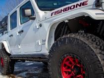 2020-Present Jeep Gladiator JT  Rocker Guards Fishbone Offroad