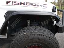 18-Current Jeep Wrangler JL, JLU and 20-Current Jeep Gladiator JT Front Steel Elite Fenders Fishbone Offroad
