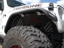 18-Current Jeep Wrangler JL, JLU and 20-Current Jeep Gladiator JT Front Steel Elite Fenders Fishbone Offroad