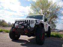 18-Current Jeep Wrangler JL, JLU and 20-Current Jeep Gladiator JT Front Steel Elite Fenders Fishbone Offroad