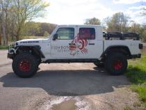 18-Current Jeep Wrangler JL, JLU and 20-Current Jeep Gladiator JT Front Steel Elite Fenders Fishbone Offroad